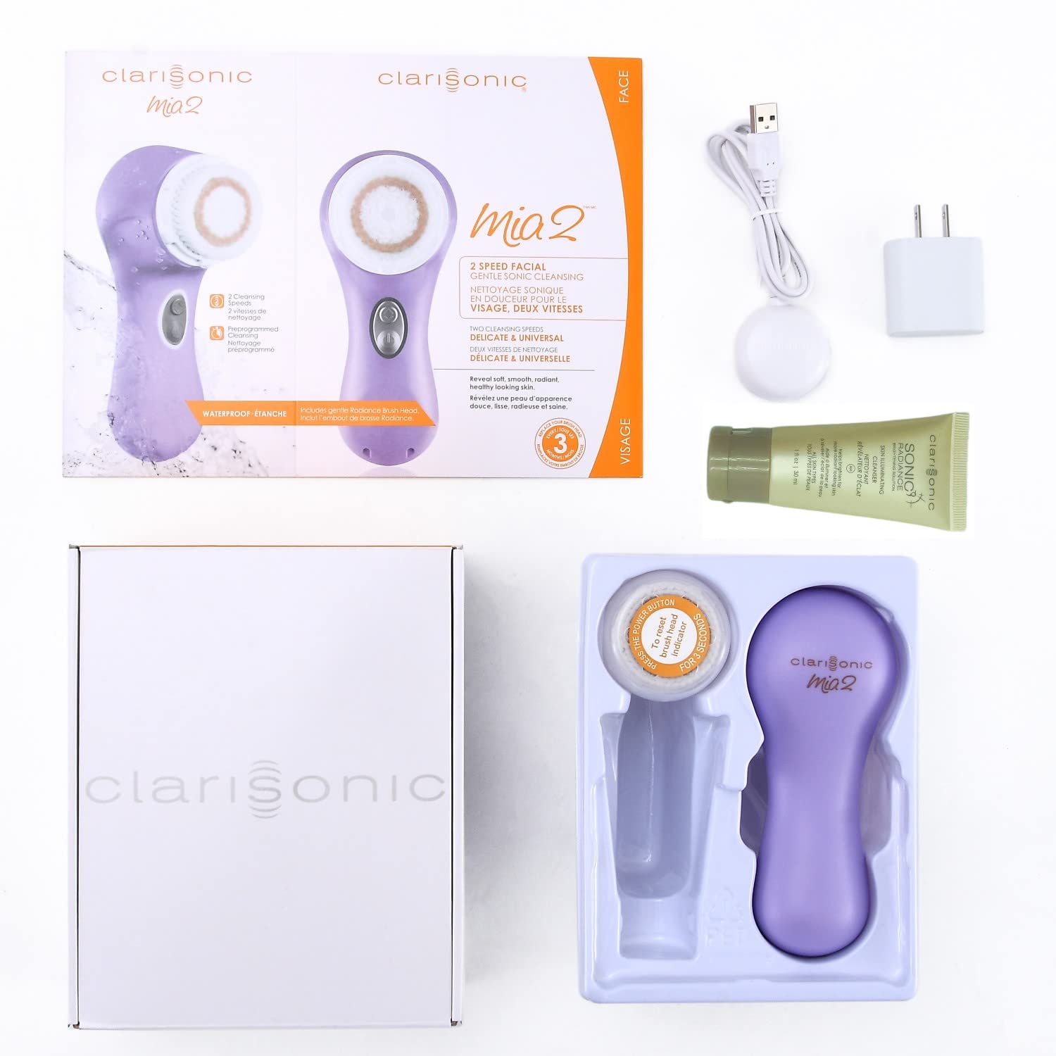 Amazon.com: Clarisonic Mia 2 Sonic Facial Skin Cleansing Brush